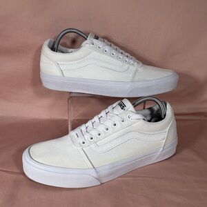 Vans Ward Men's White Low Top Sneakers SZ 10.5 (507698)